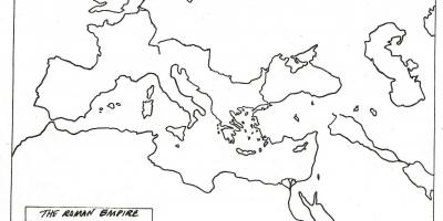 Leere Karte von Rom