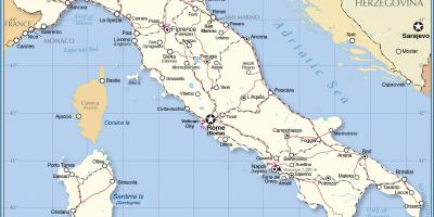 Rom und Italien-map