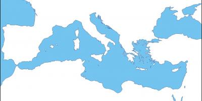 Karte von Rom leer